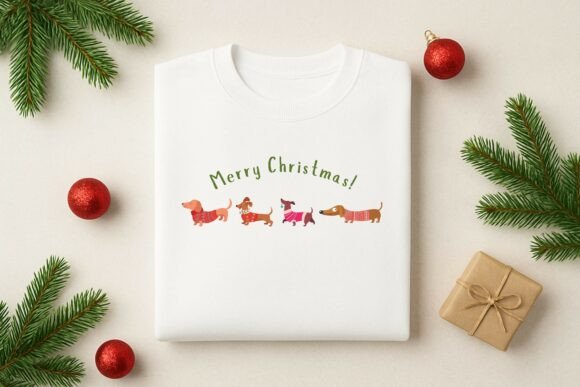 Christmas Dachshund Clipart PNG: A Seller’s Review for Illustrations
