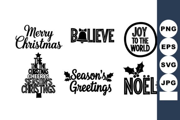 Christmas Holiday Greetings Set: Illustrations for Brand Storytelling