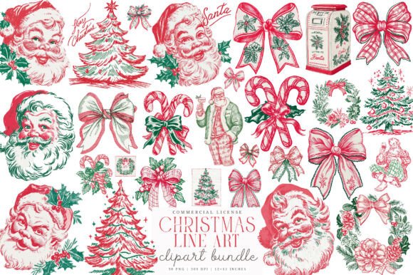Christmas Line Art Png Bundle: A Practical Review for Illustrations