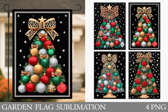 Christmas Tree Garden Flag Design: A Practical Review for Illustrations and Sellers
