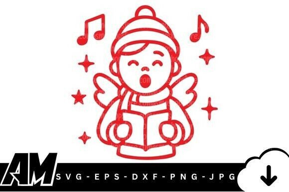 Cute Christmas Caroler SVG: A Versatile Illustration for Content Creators