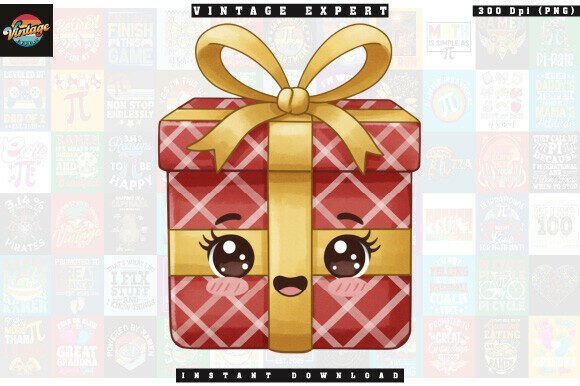 Cute Holiday Box Clipart Christmas PNG: A Designer’s Review for Branding and Illustrations