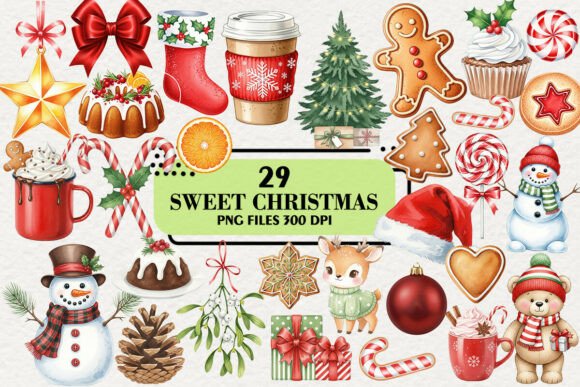 Kawaii Sweet Christmas Clipart Bundle: A Designer’s Review for Modern Illustrations