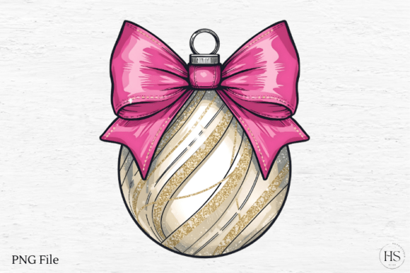Pink Christmas Ornament, Pink Bow PNG: A Designer’s Review for Seasonal Projects